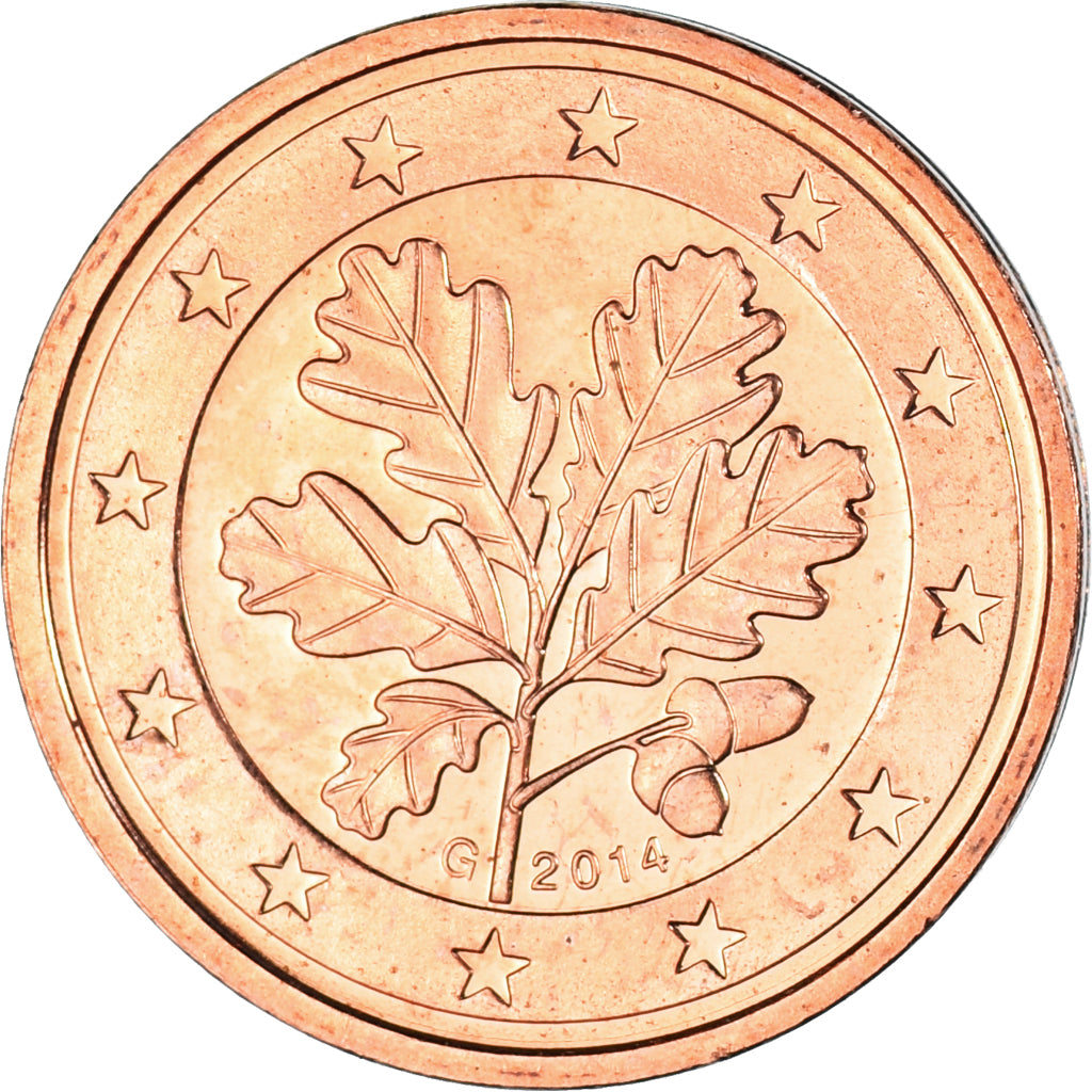 ALEMANIA - REPÚBLICA FEDERAL,
2 céntimos de euro,
2014