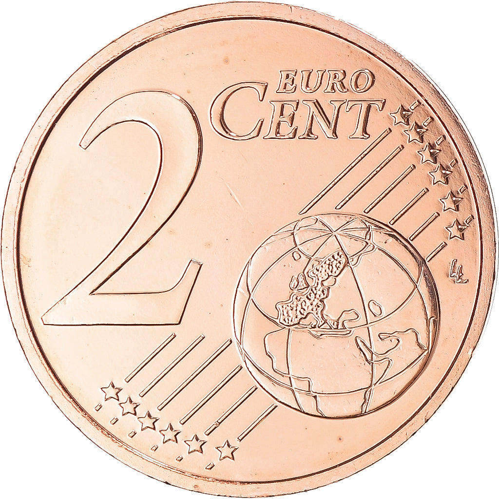 Francia,
Monnaie de París,
2 céntimos de euro