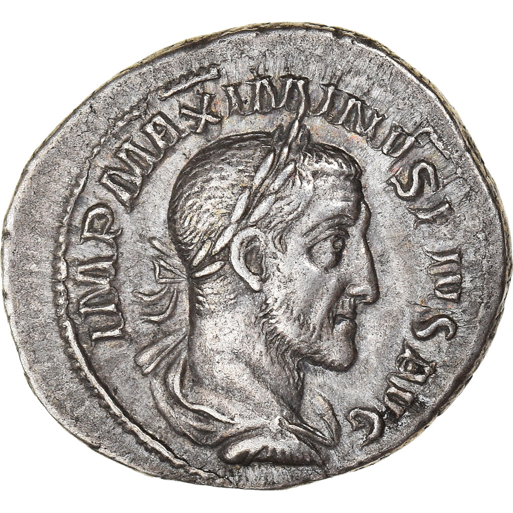 Acuñar,
Maximino I Thrax,
Denario