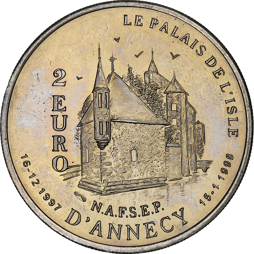 Francia,
2 euros,
Annecy - Claude Berthollet