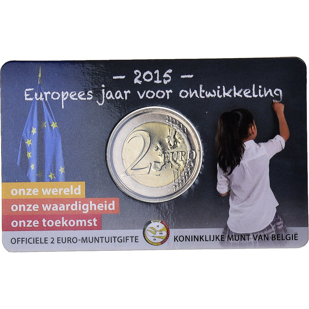 Bélgica,
2 euros,
Año europeo del desarrollo