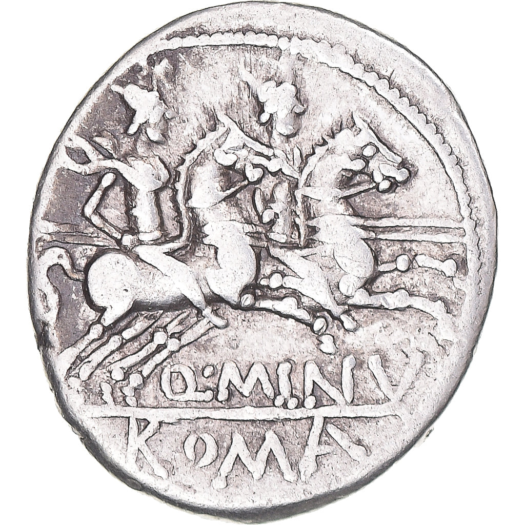 Acuñar,
Quinto Minucio Rufo,
Denario