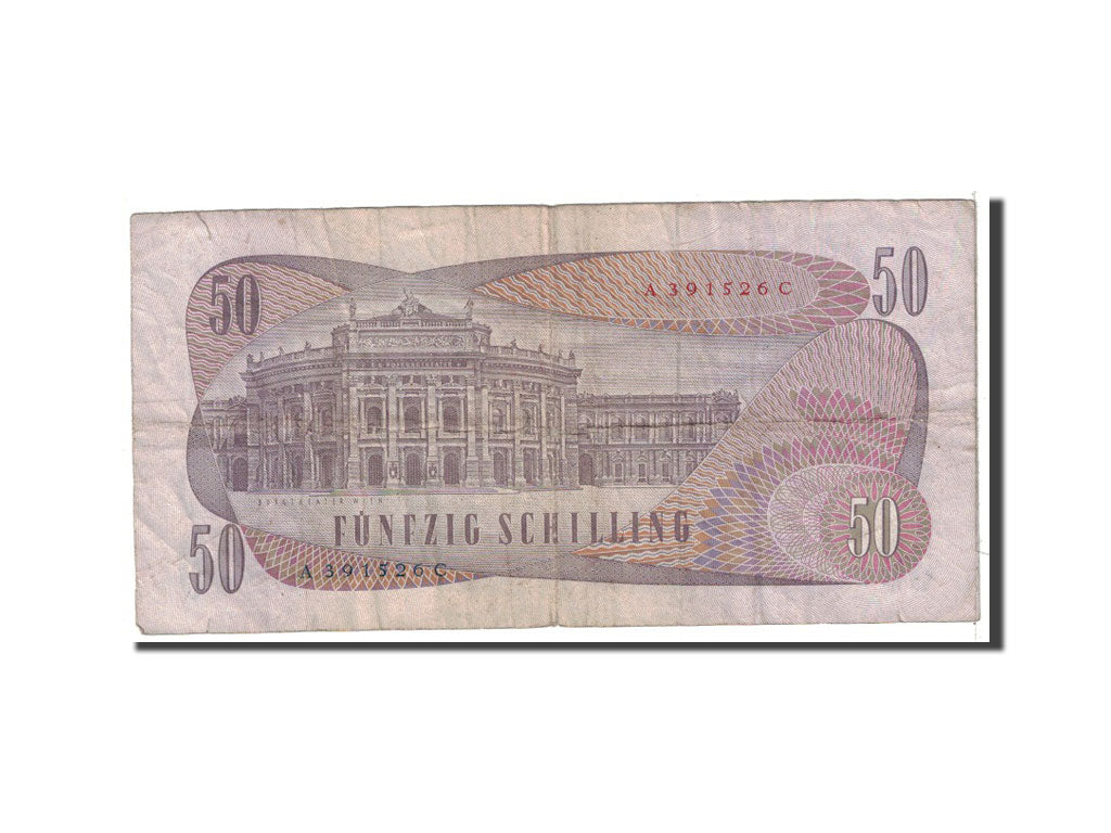 Billete de banco, Austria,
50 chelines