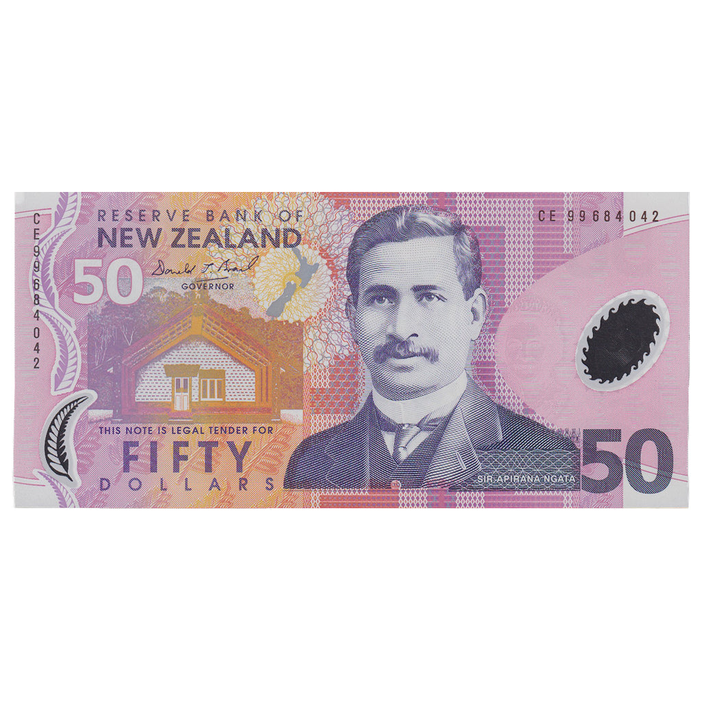 Billete de Nueva Zelanda de 50 dólares