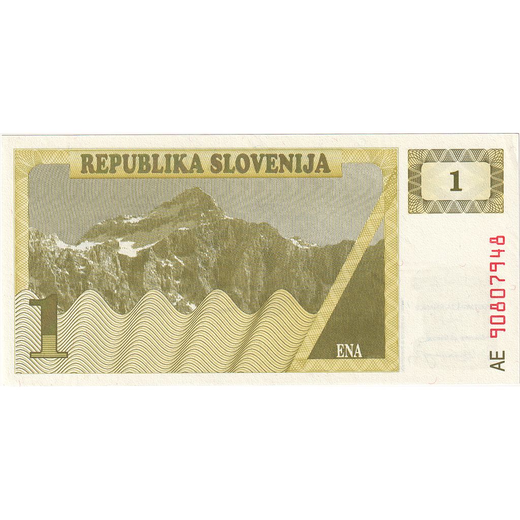 Billete, Eslovenia, 1 (tólar)