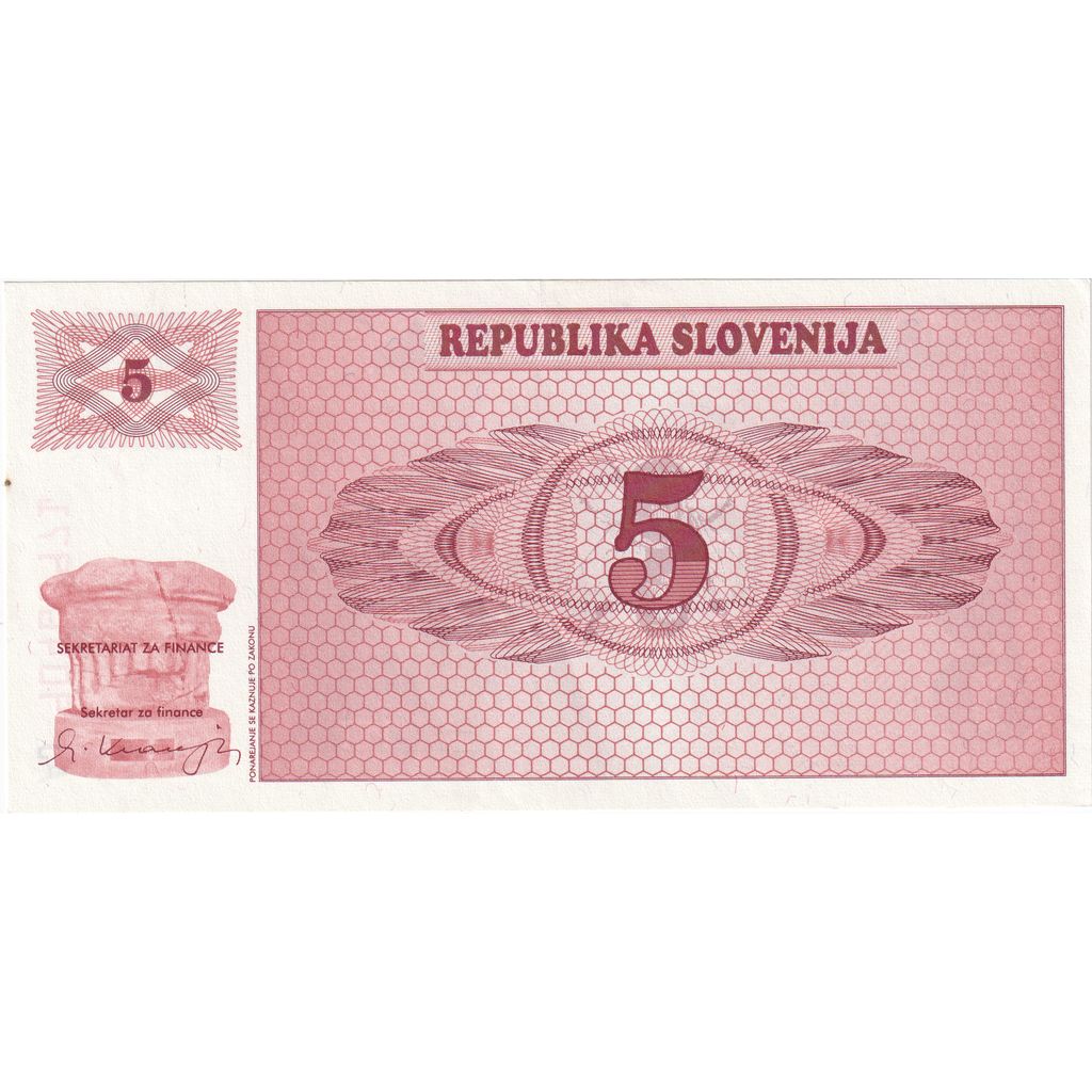 Eslovenia,
5 (Tolarjev),
km:3a