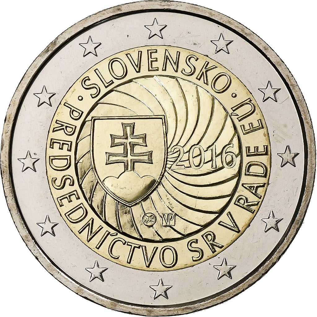 Eslovaquia,
2 euros,
Presidencia eslovaca del Consejo de la Unión Europea
