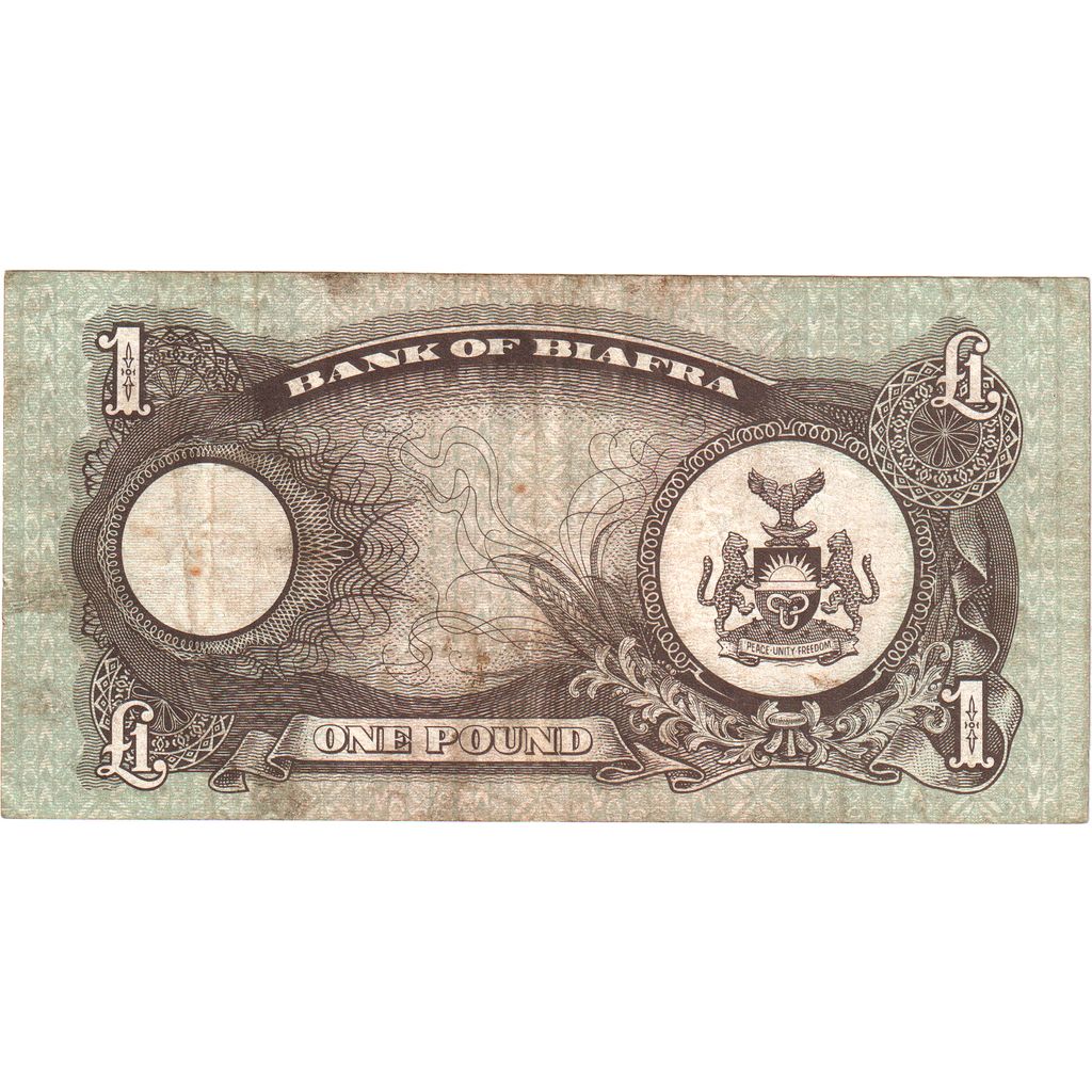 Biafra,
1 libra,
KM:5a