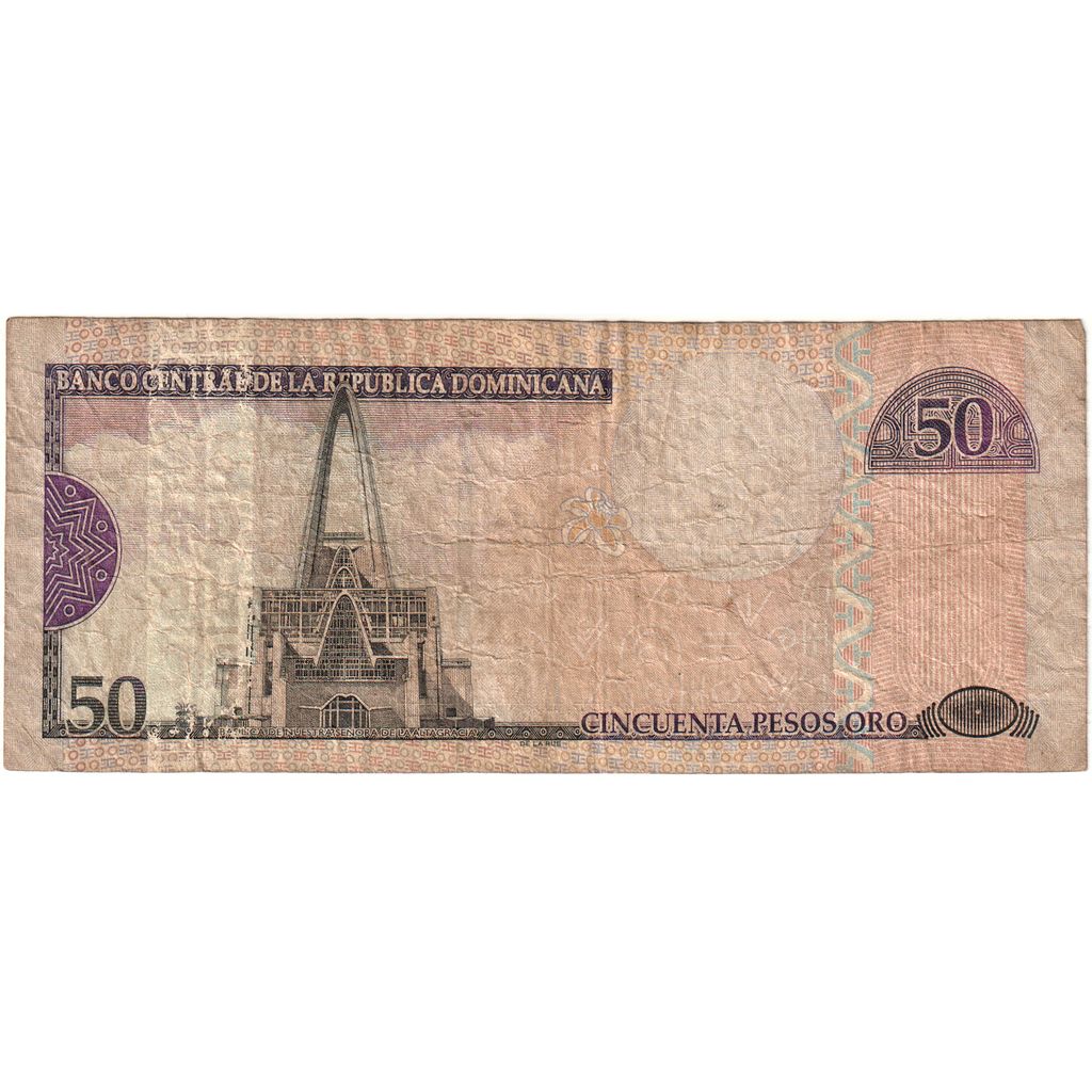 República Dominicana,
50 pesos oro,
2004