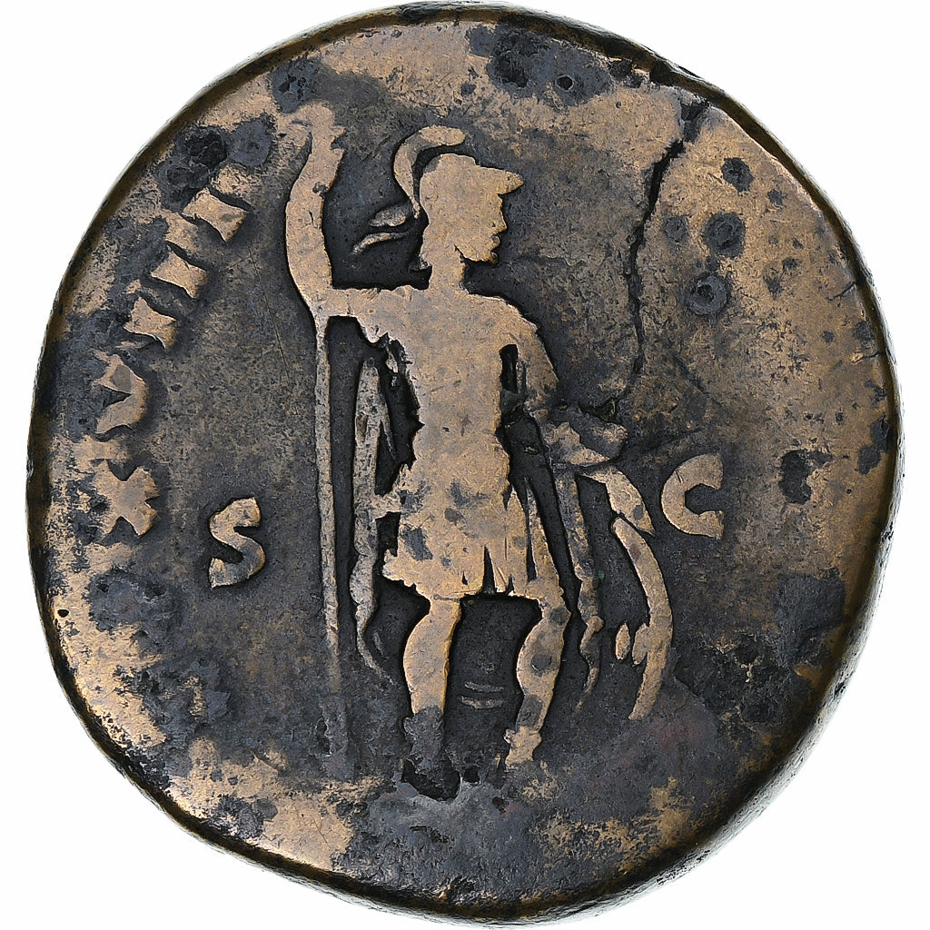 Marco Aurelio,
Sestercio,
163-164