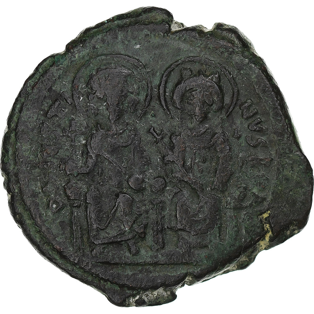 Justino II y Sofía,
Follis,
568-569