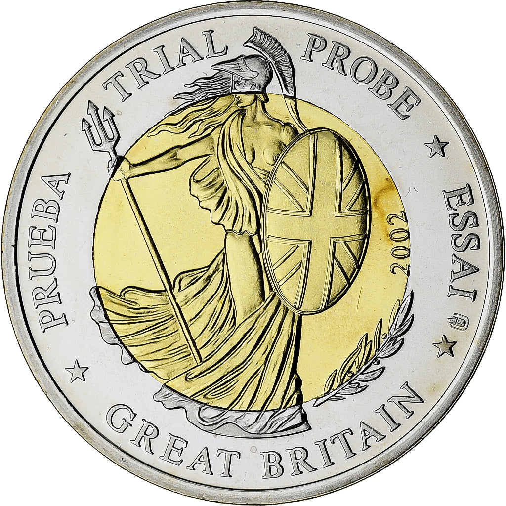 Gran Bretaña,
2 euros,
Patrones de fantasía del euro