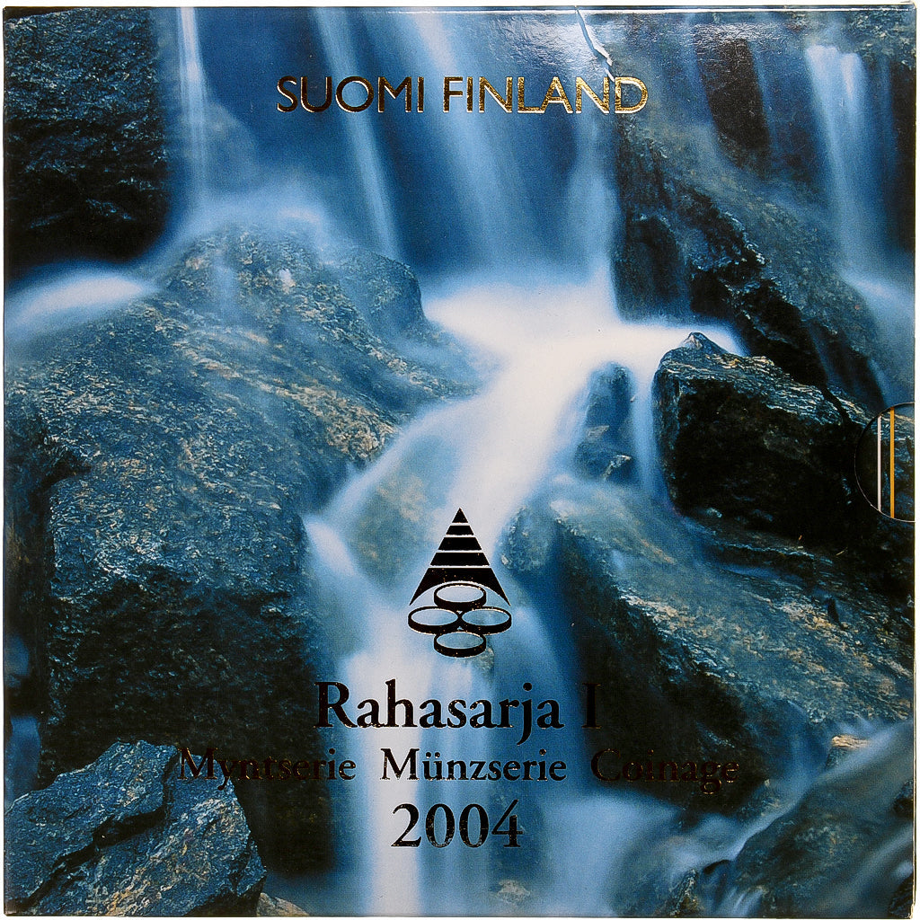 Finlandia,
Conjunto 1 ct. - 2 euros + ficha,
2004