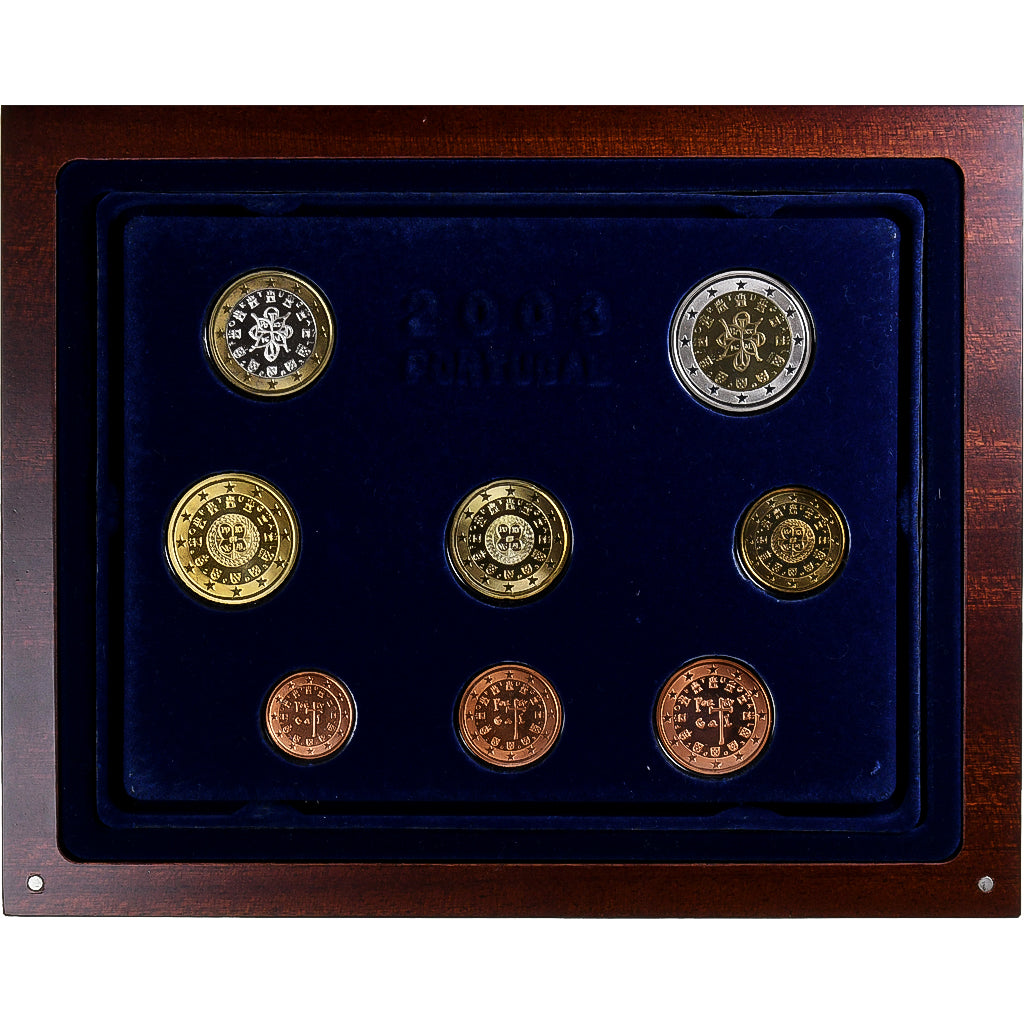 Portugal,
Lote 1 c. - 2 euros,
Proof