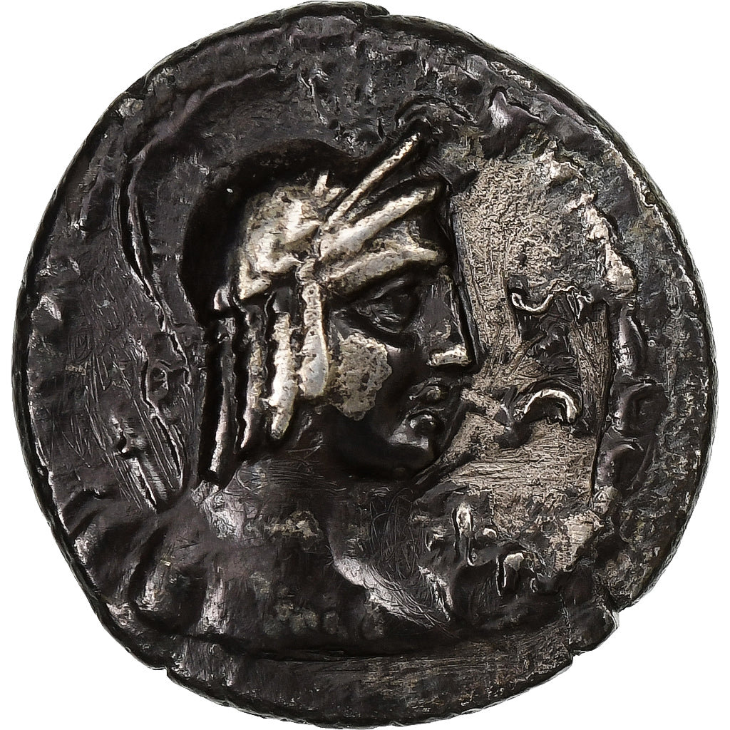 Plaetoria,
Denario,
67 a.C.