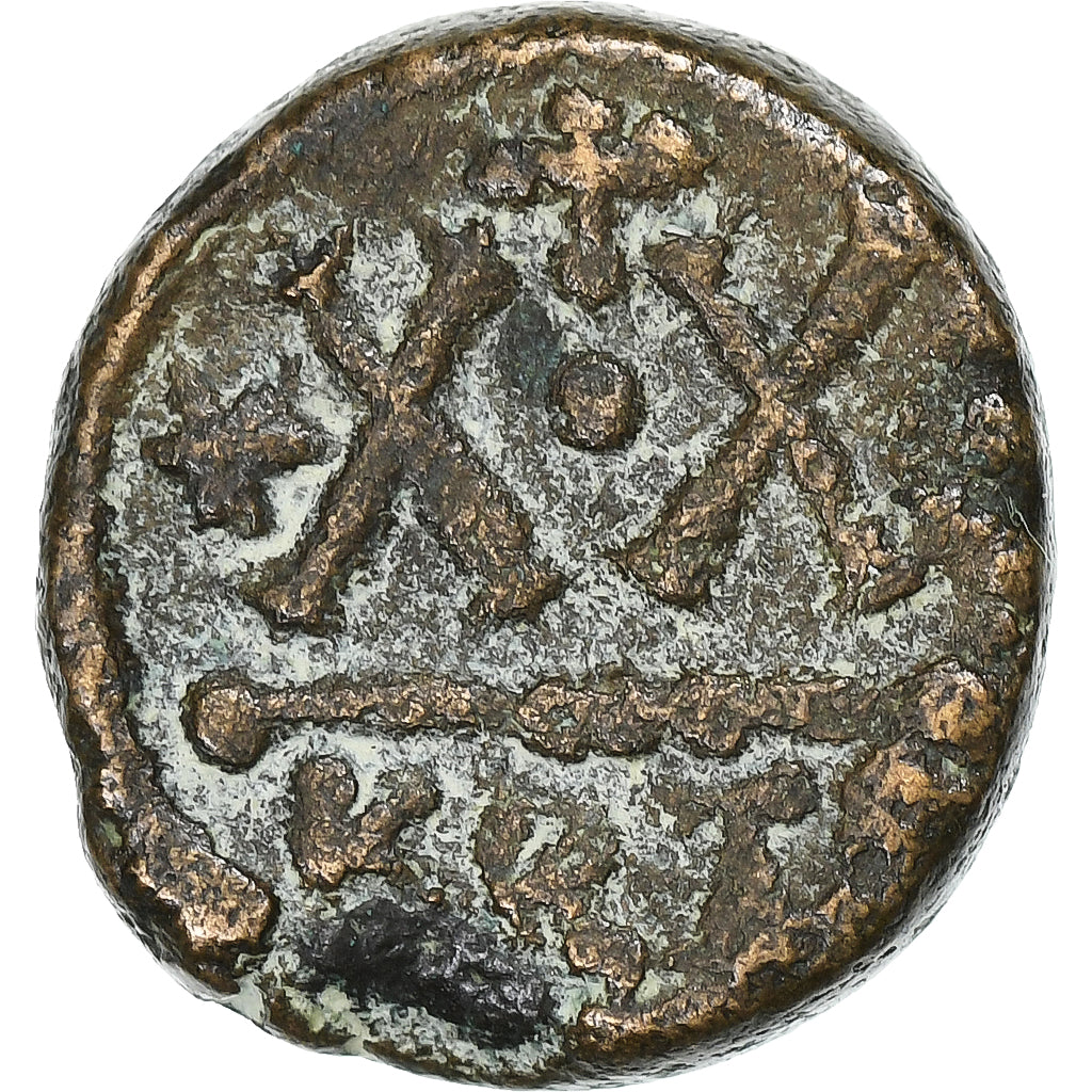 Heraclio,
media follis,
610-641