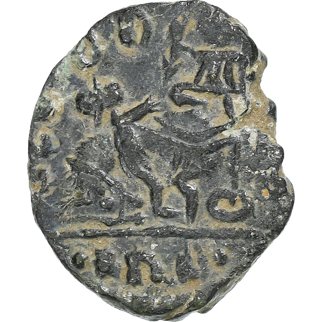 Follis,
Siglo IV d.C.,
Imitación contemporánea