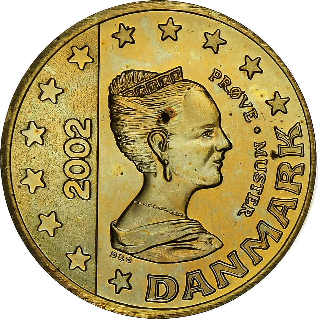Dinamarca,
Margarita II,
10 céntimos de euro