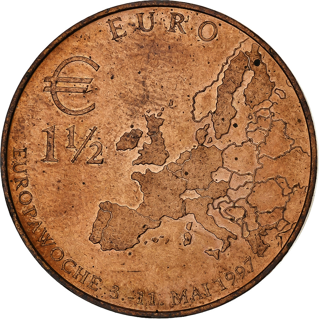 Alemania,
1 euro y medio,
1997