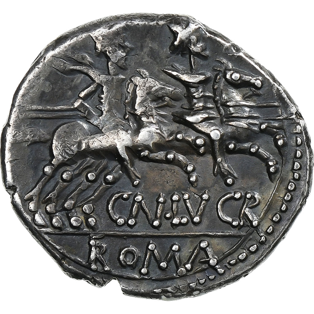 lucrecia,
Denario,
136 a.C.