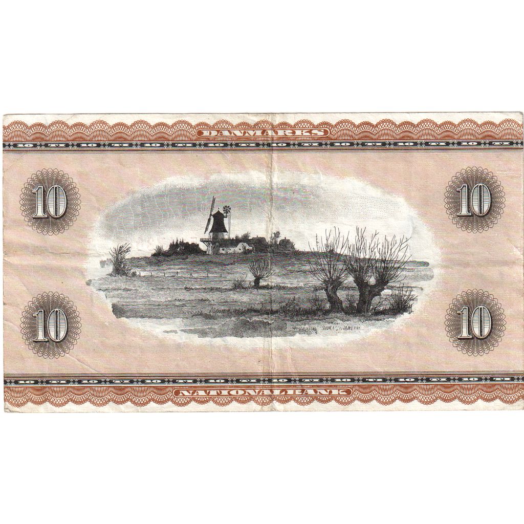 Dinamarca,
10 coronas,
1936-04-07