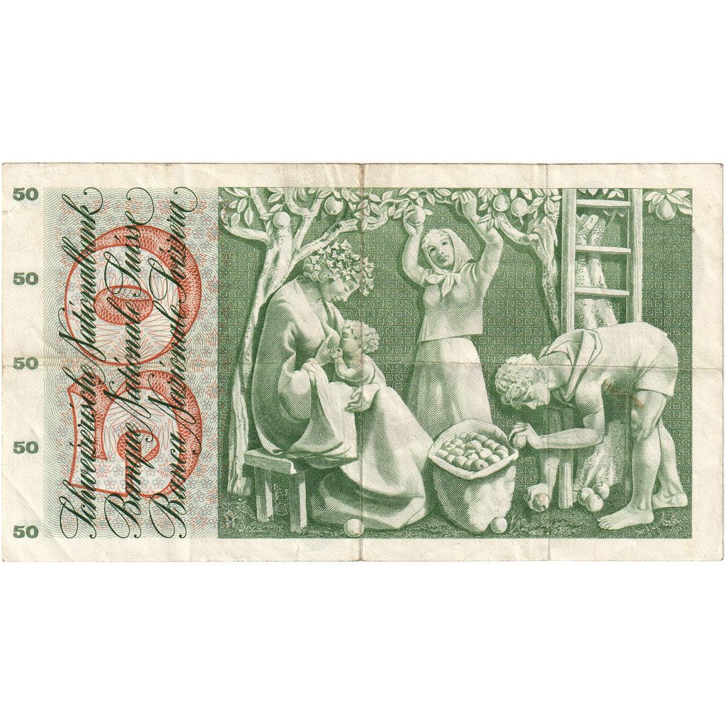 Suiza,
50 Franken,
15 de enero de 1969