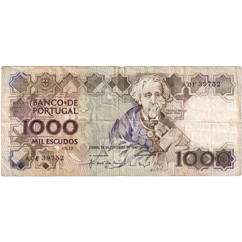 Portugal,
1000 escudos,
1987-02-26