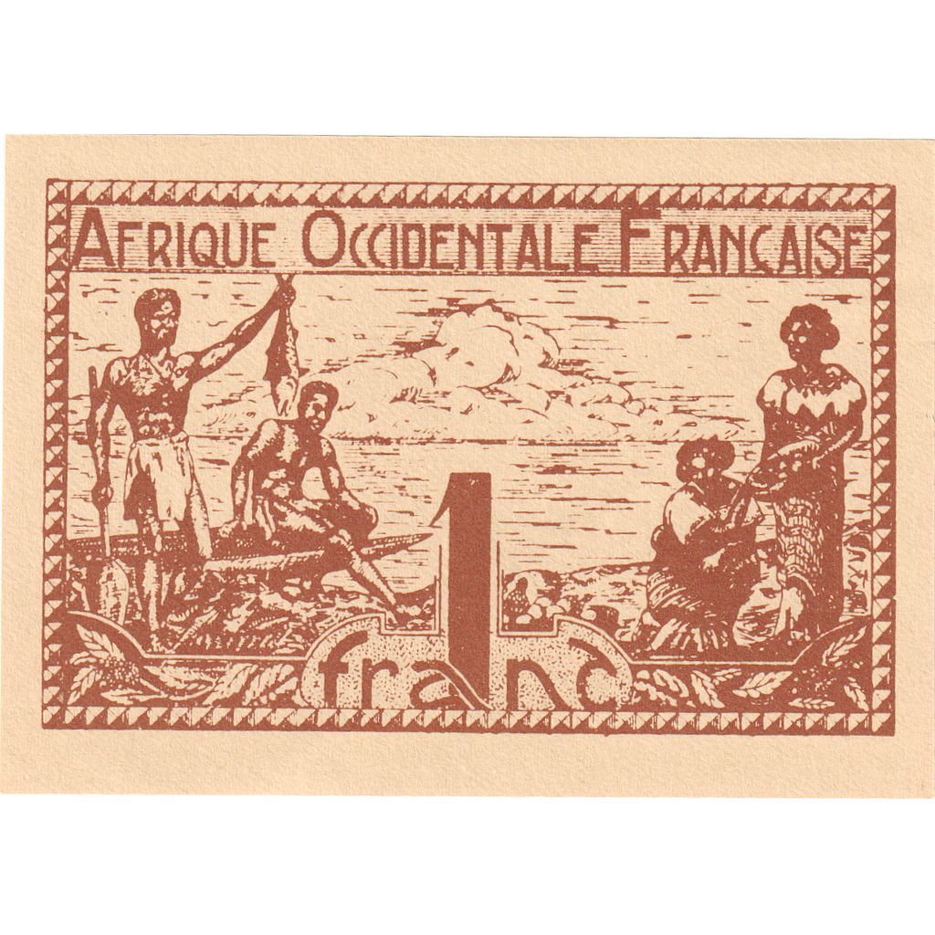 África Occidental Francesa,
1 franco,
SIN CLP(63)