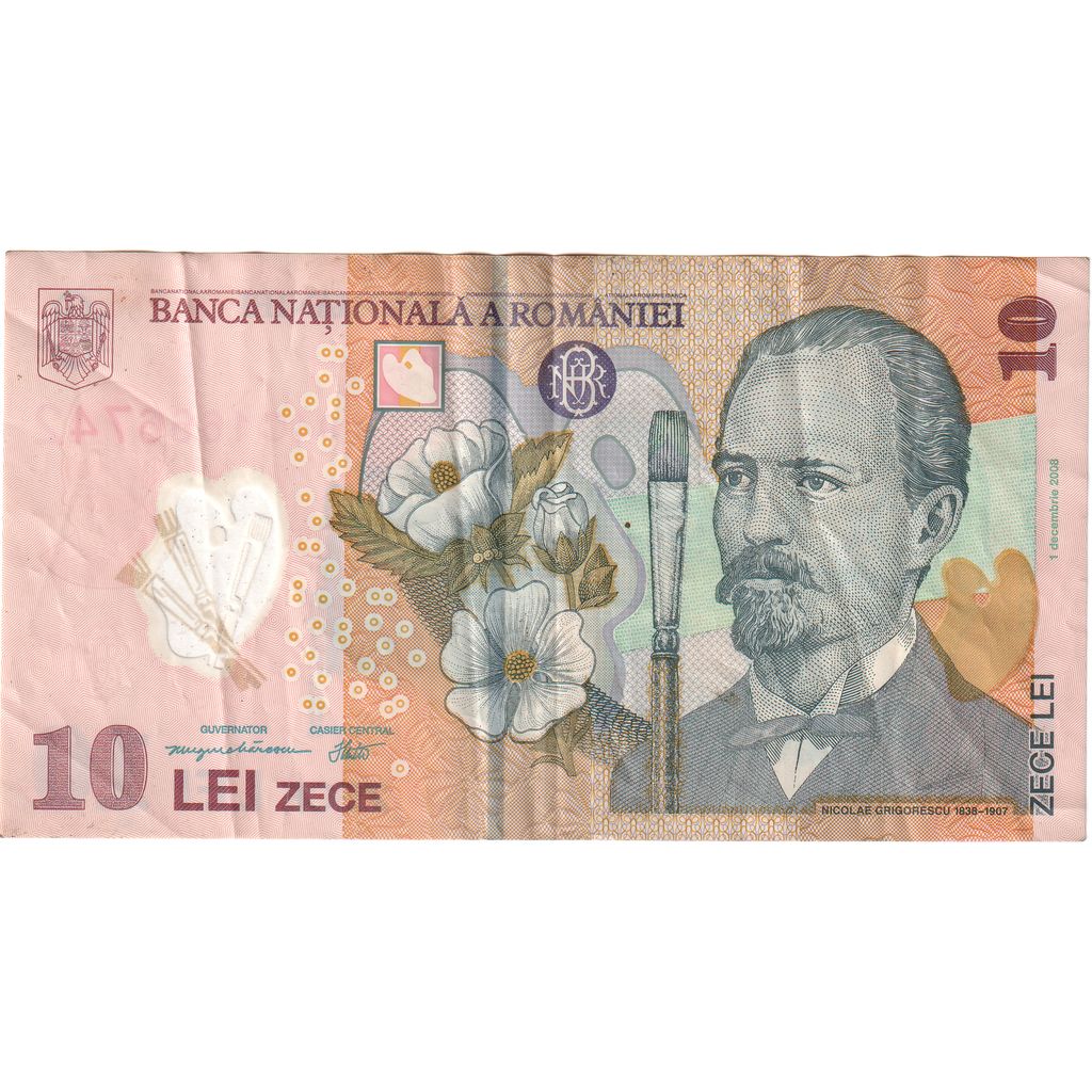 Rumania,
10 lei,
2008-12-01