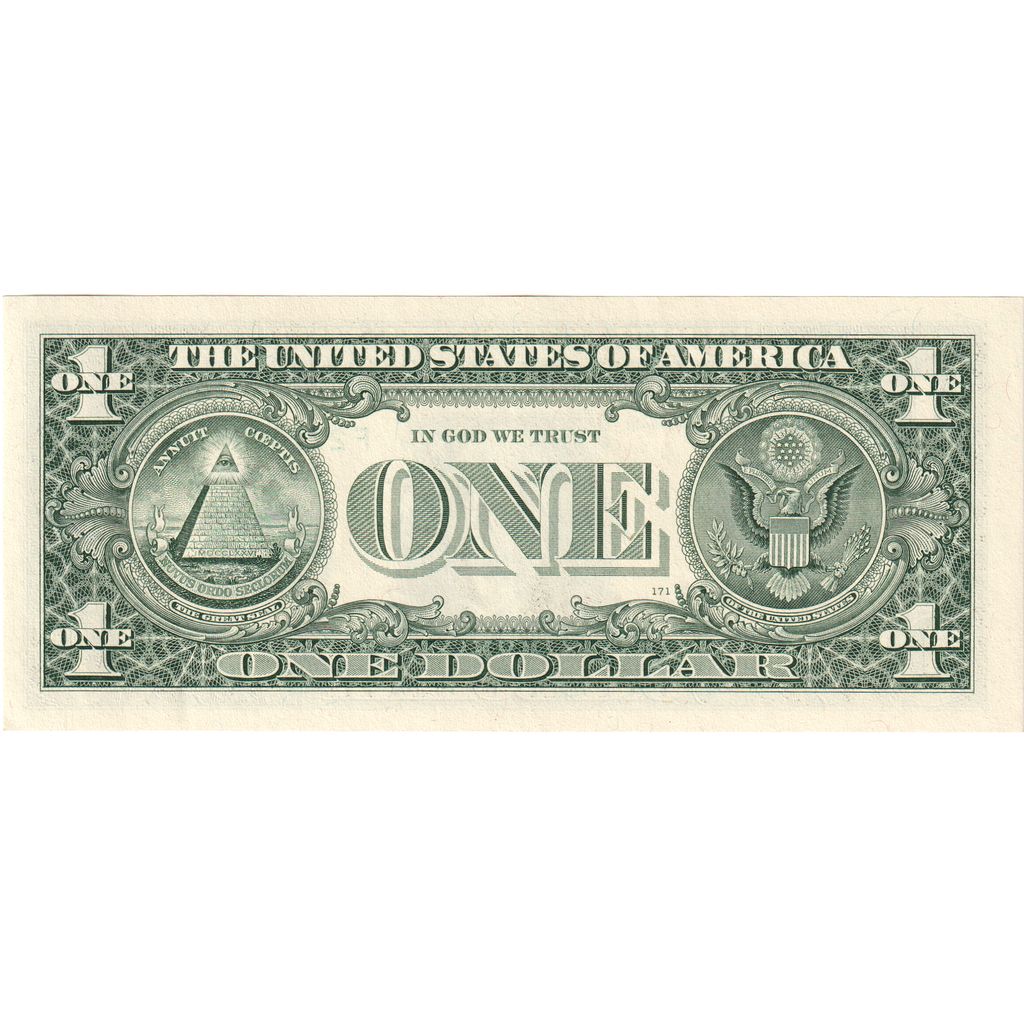 Estados Unidos,
1 dólar,
SIN CERTIFICACIÓN (65-70)