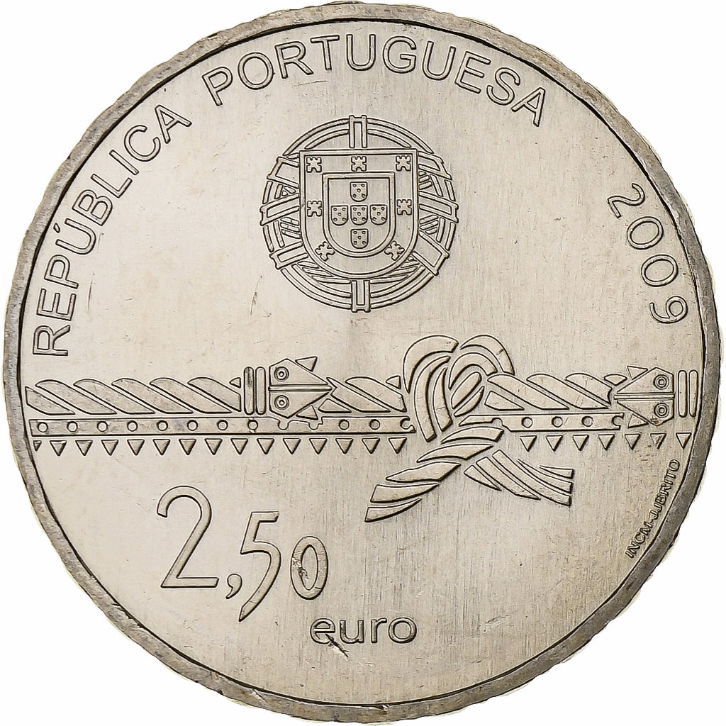 Portugal,
2,5 euros,
Patrimonio Mundial de la Unesco - Torre de Belém