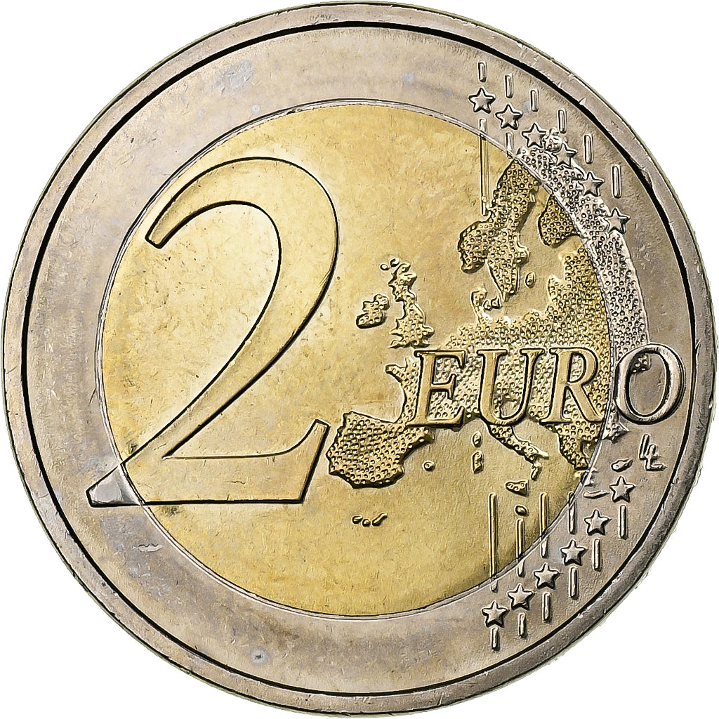 Alemania,
2 euros,
30.º aniversario