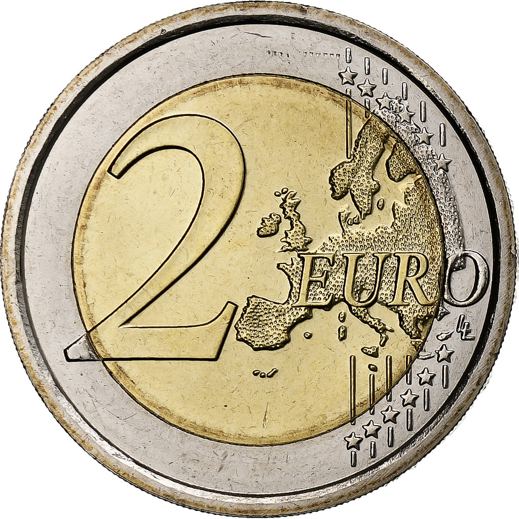 San Marino,
2 euros,
Iridiscente
