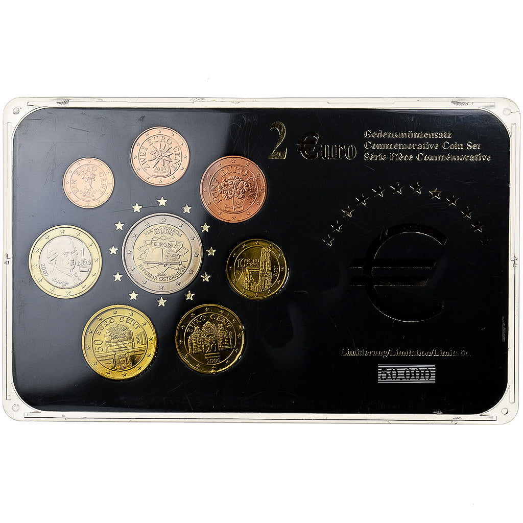 Austria,
Set 1 unidad - 2 euros,
Dátiles variados