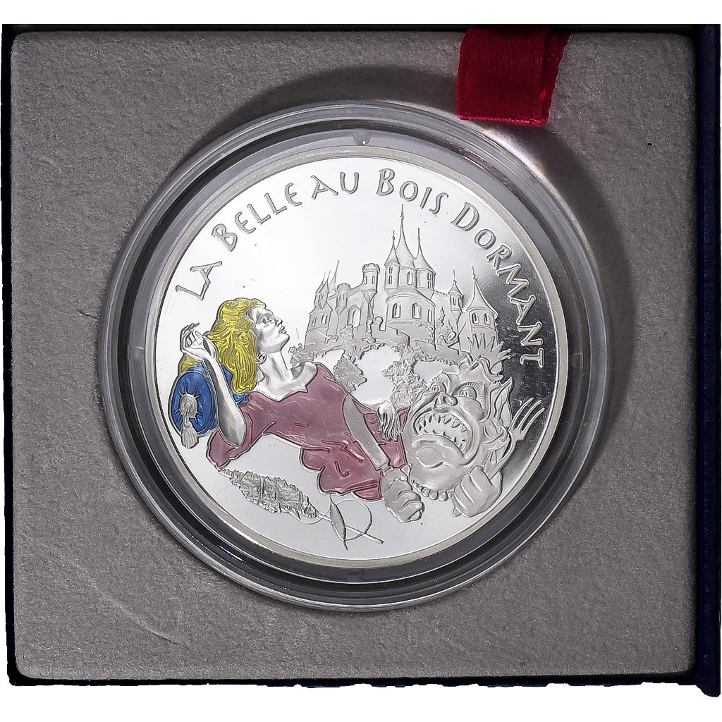 Francia,
1-1/2 euros,
La Belle au bois dormida