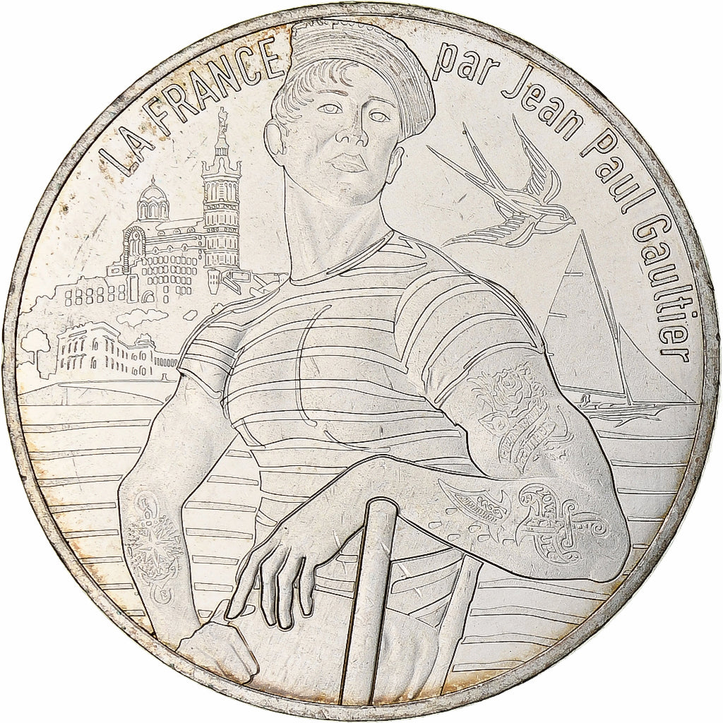 Francia,
10 euros,
Jean-Paul Gaultier