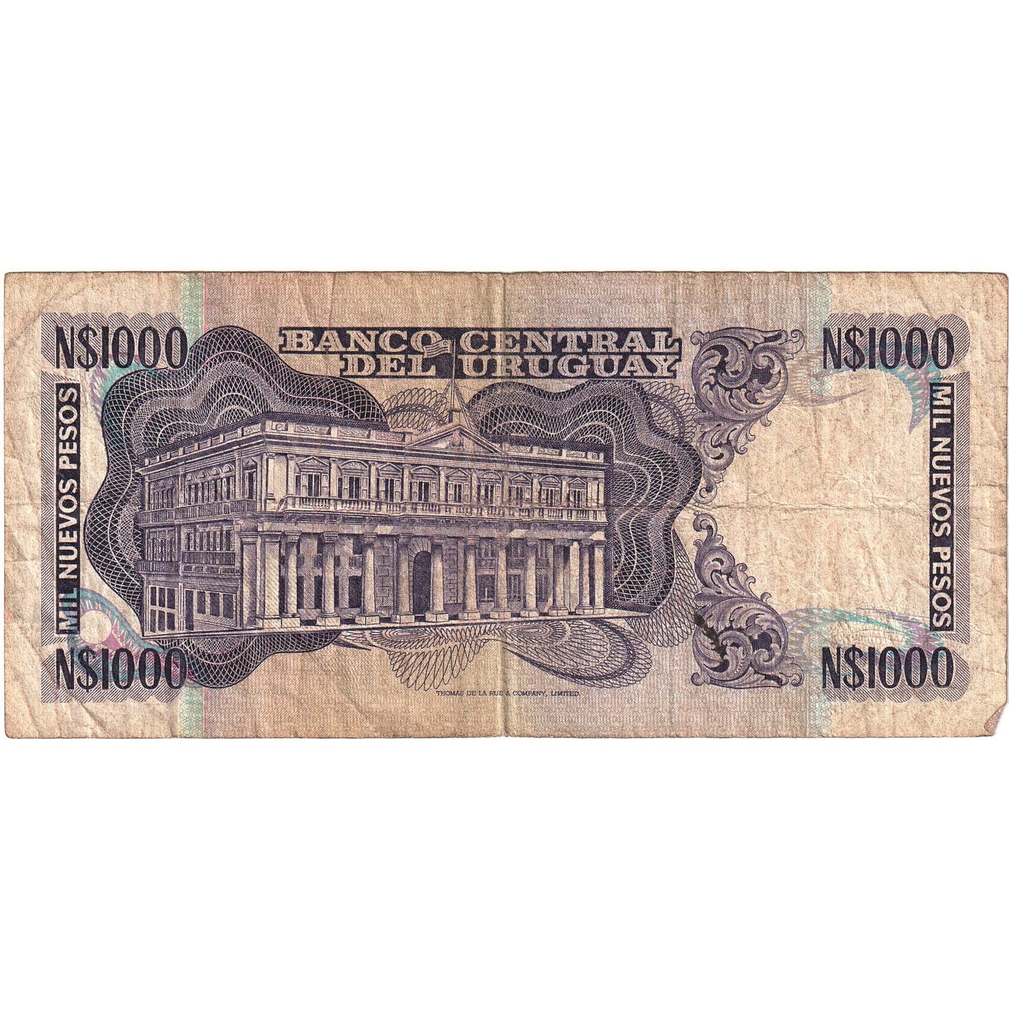 billete de banco,
Uruguay,
1000 nuevos pesos