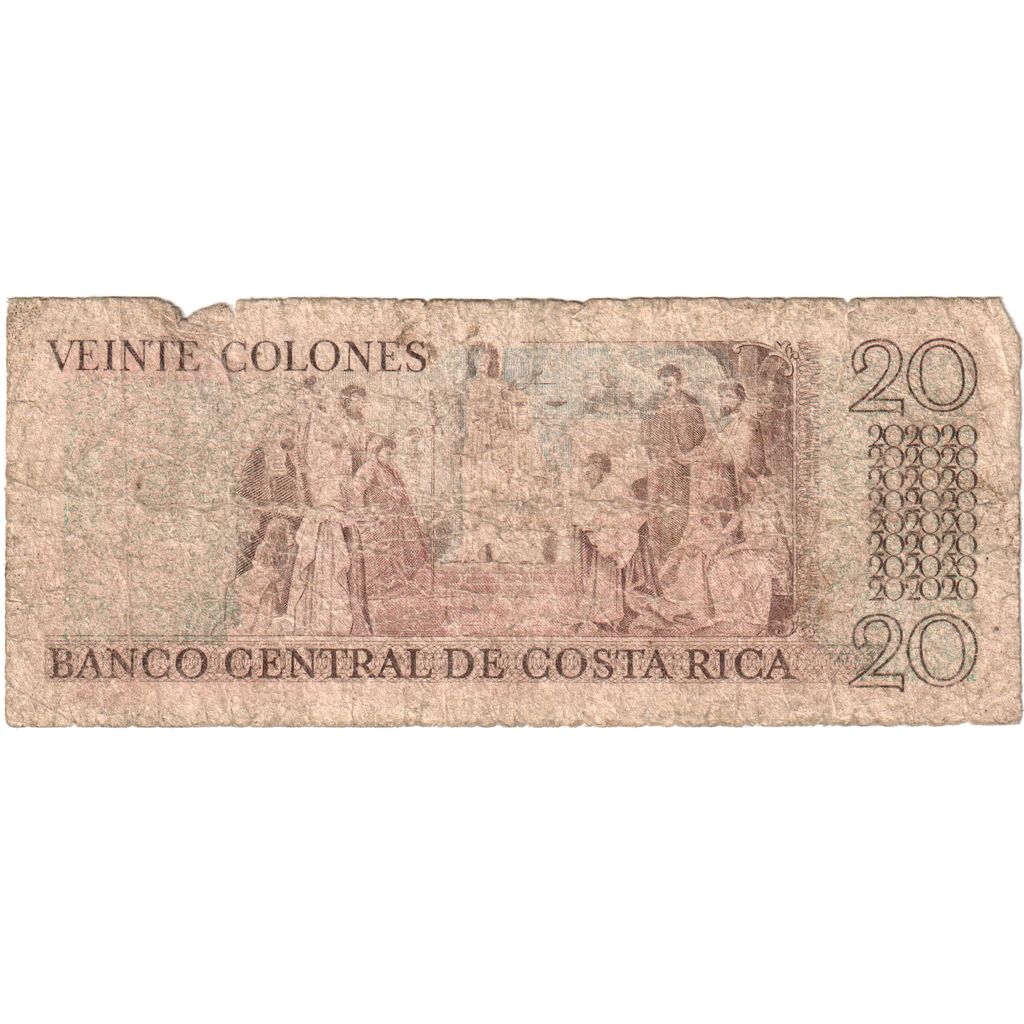 Costa Rica,
20 colones,
1981-12-24