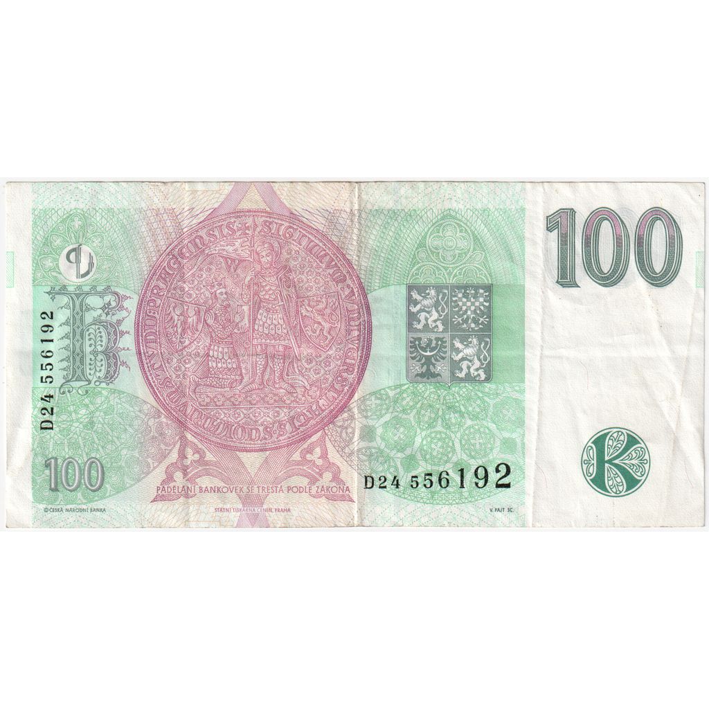 República Checa,
100 coronas,
UA(55-58)
