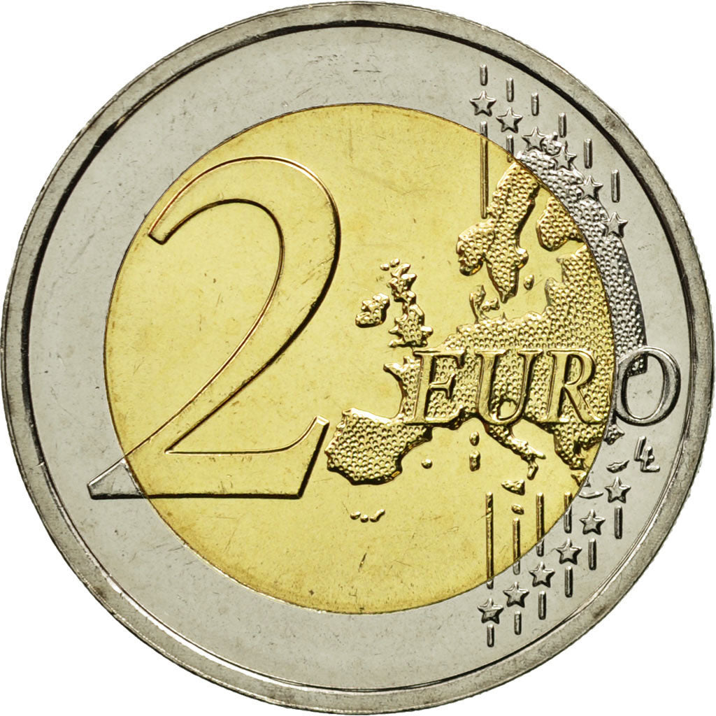 Países Bajos,
2 euros,
Bandera