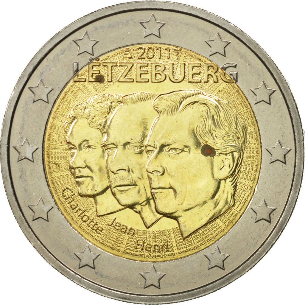 Luxemburgo,
2 euros,
Jean Teniente Representante