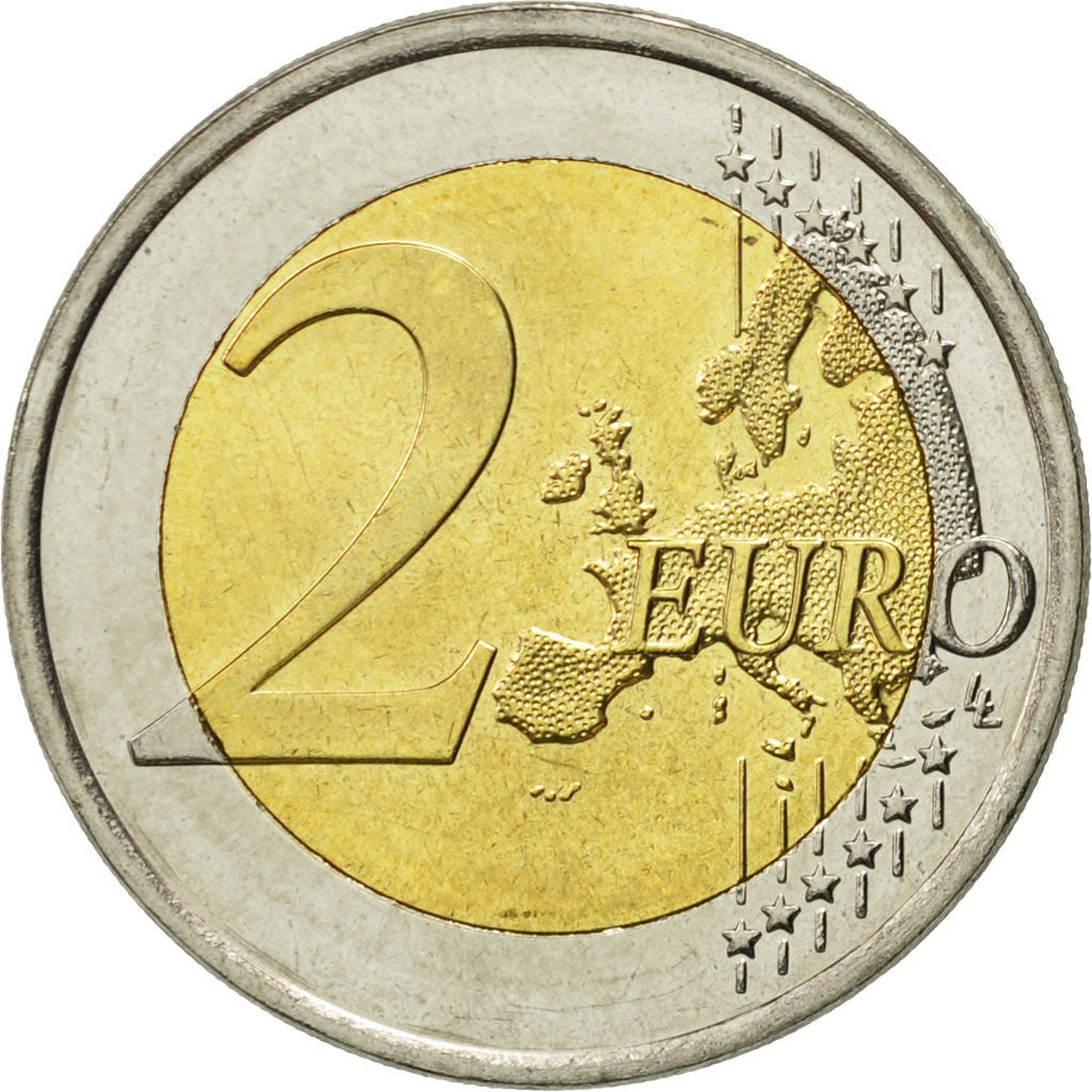 Finlandia,
2 euros,
Drapeau europeo