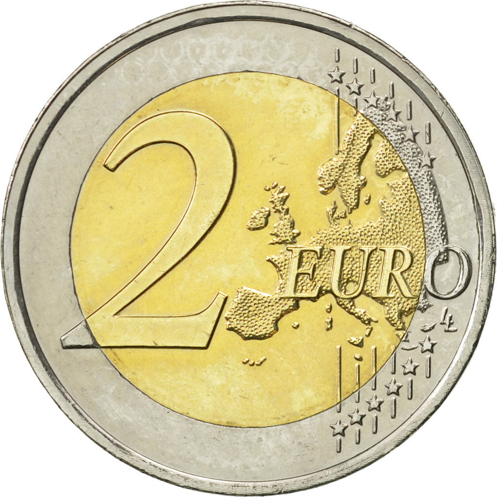 Países Bajos,
2 euros,
Royaume des Pays-Bas