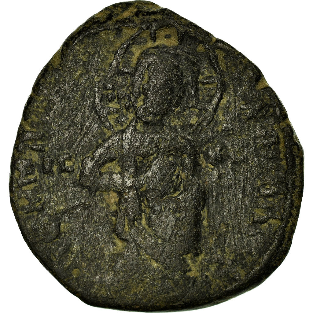 Acuñar,
Constantino X,
Follis