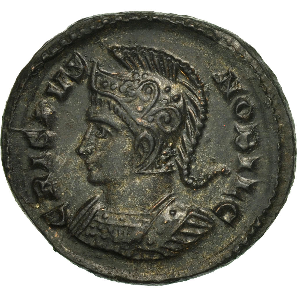 Acuñar,
Crispo,
Follis