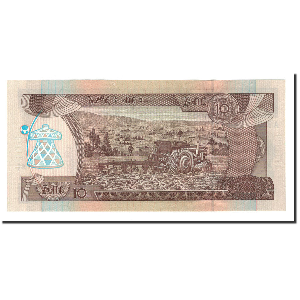 Billete de banco, Etiopía, 10 Birr
