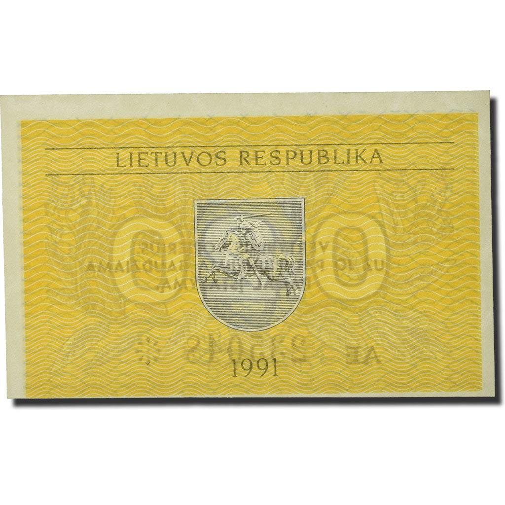 billete de banco,
Lituania,
0.20 Talones