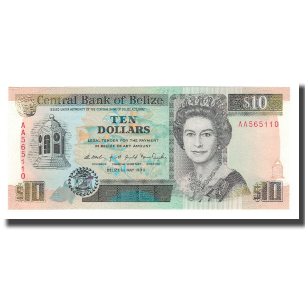 Billete de Belice, 10 dólares