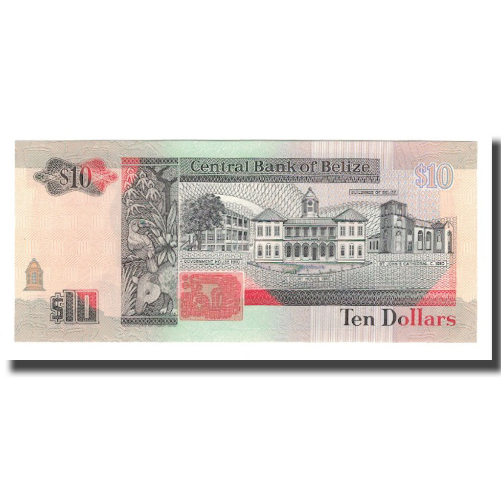 Billete de Belice, 10 dólares