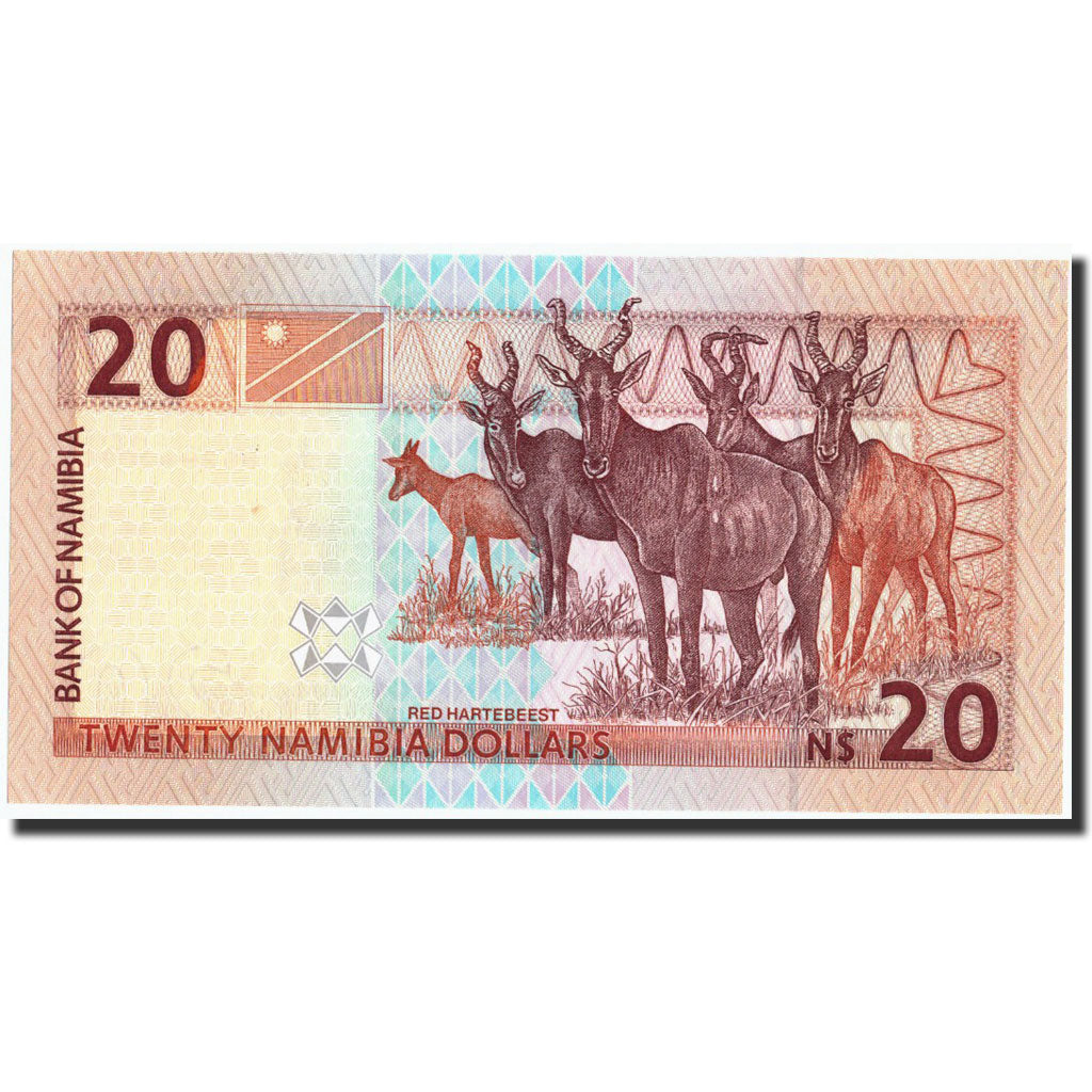 Billete de Namibia
20 dólares namibios